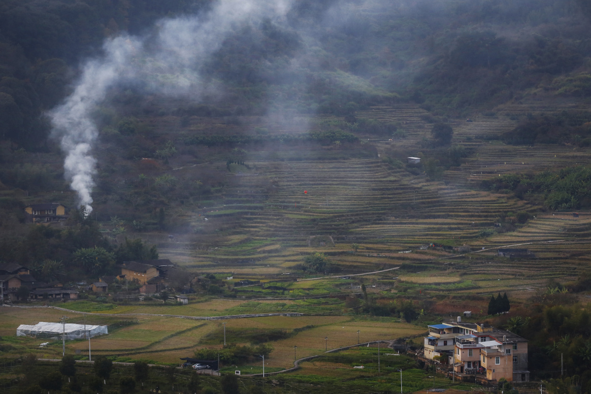炊烟袅袅 - 落单的虫 - 图虫