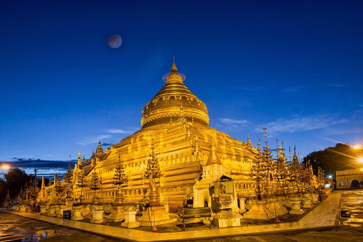 缅甸瑞西光金塔 - 一点风儿 - 图虫