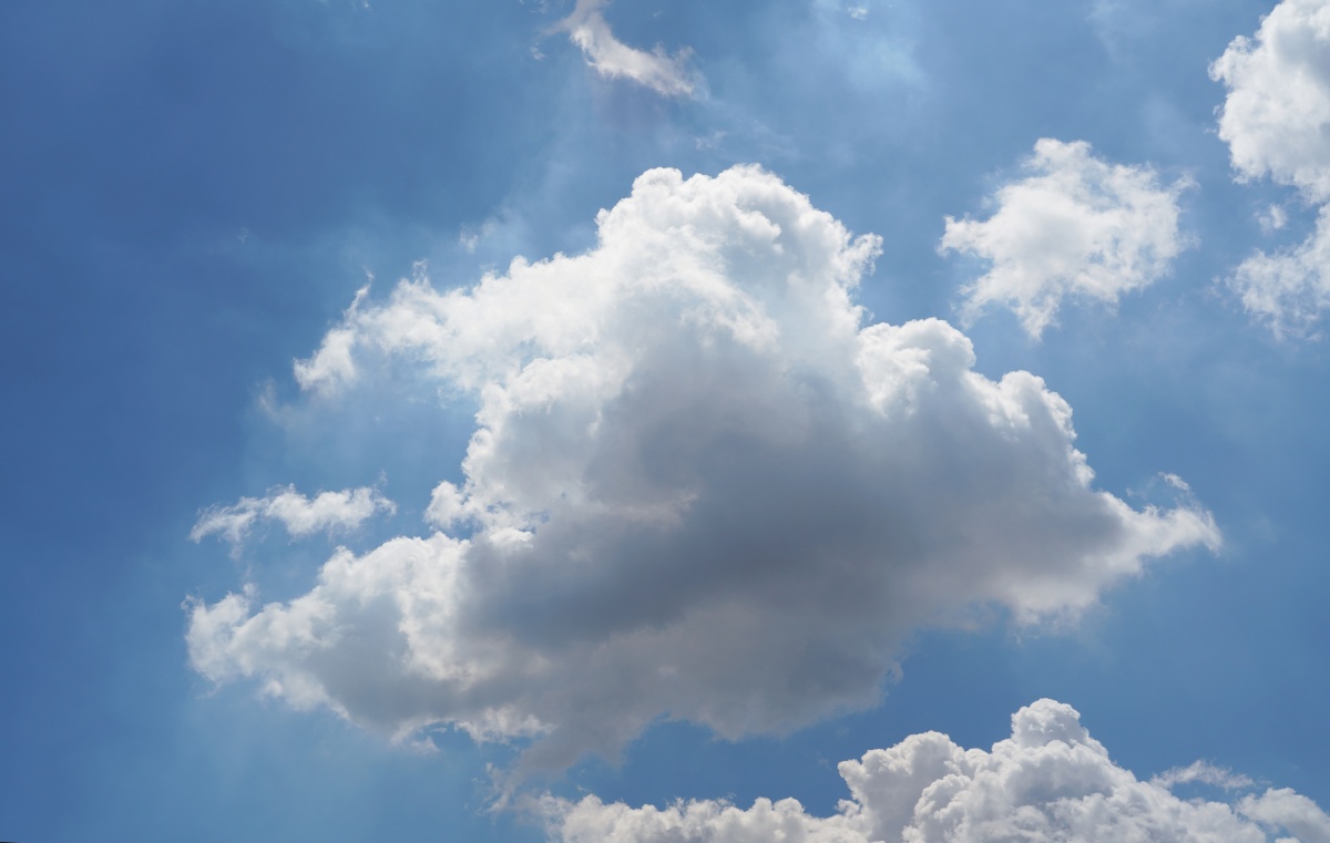 晴天午后天空云彩