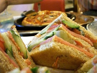 三文治与pizza