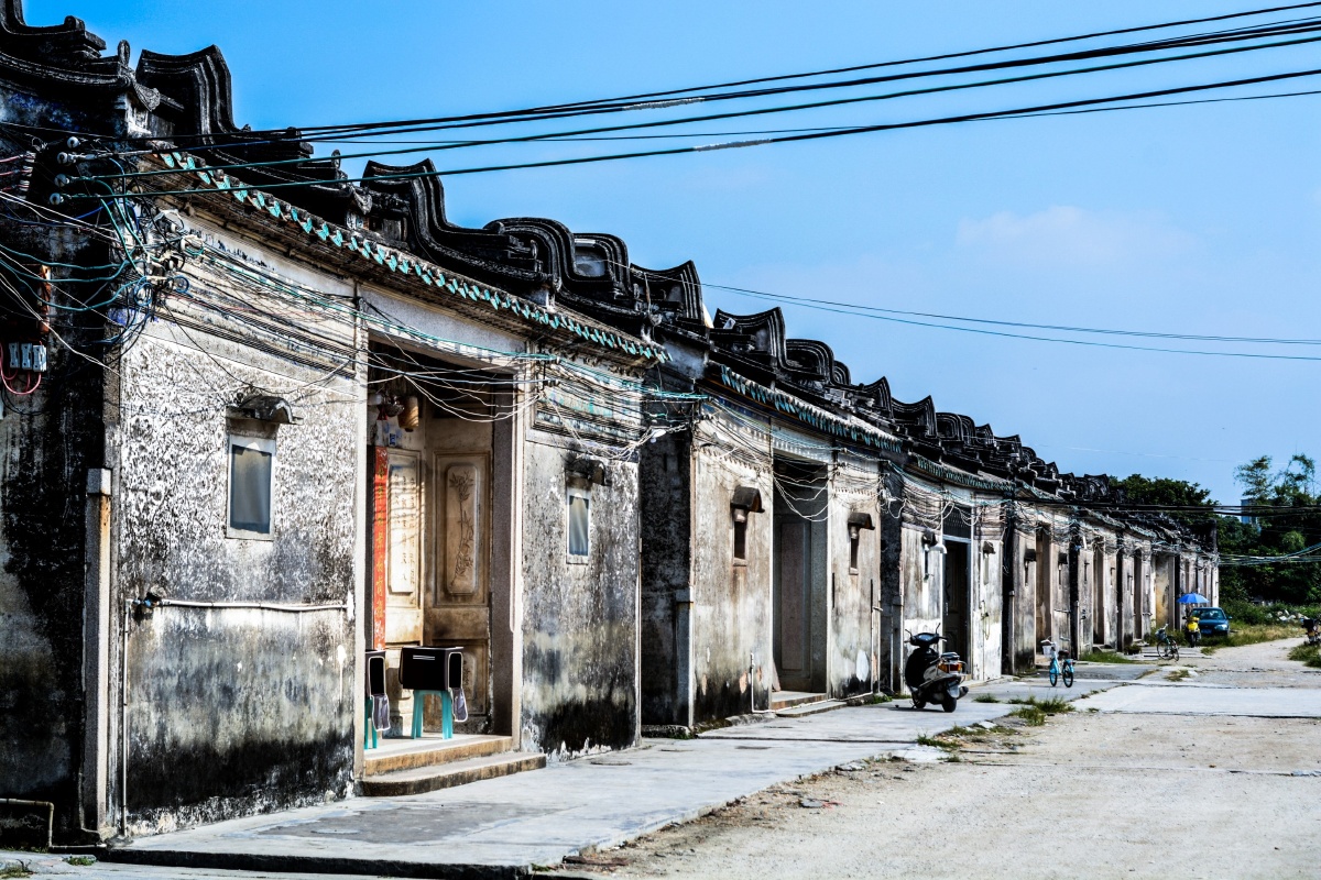 潮汕民居普宁桥柱乡