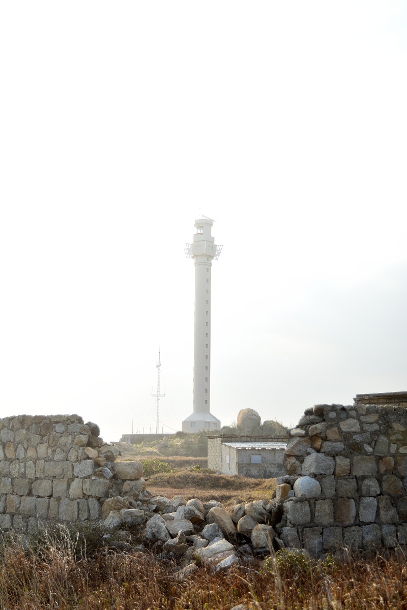 亚洲第一航标塔广东惠来靖海石碑山灯塔