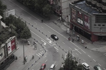 公司楼下的街角
