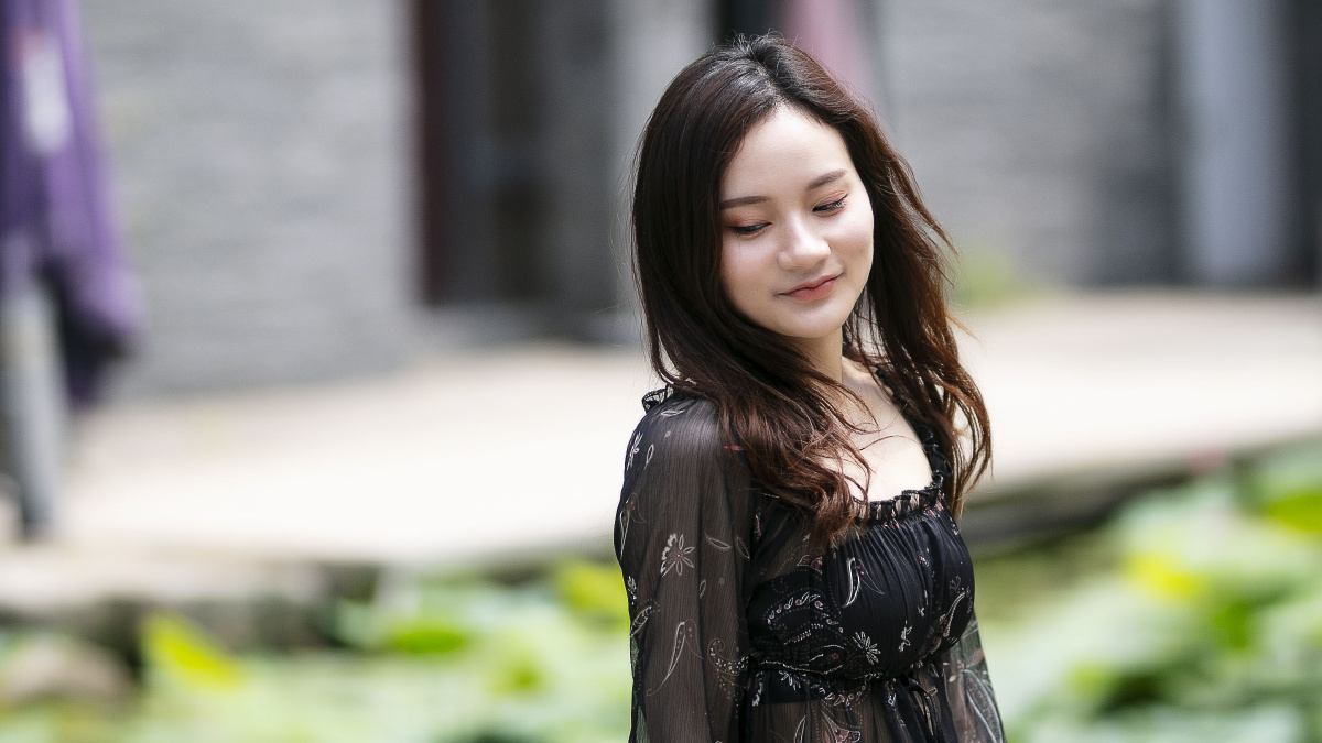 南湖水街随拍美女2