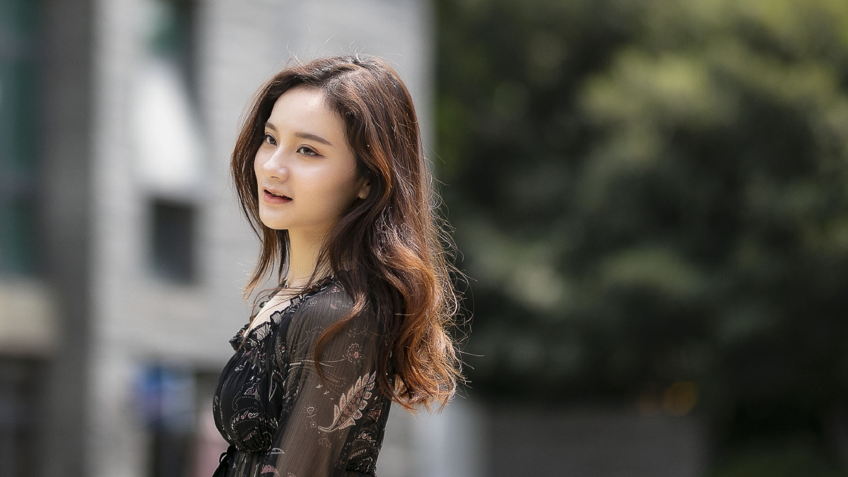 南湖水街随拍美女2