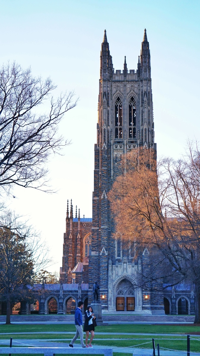 冬日的杜克大学