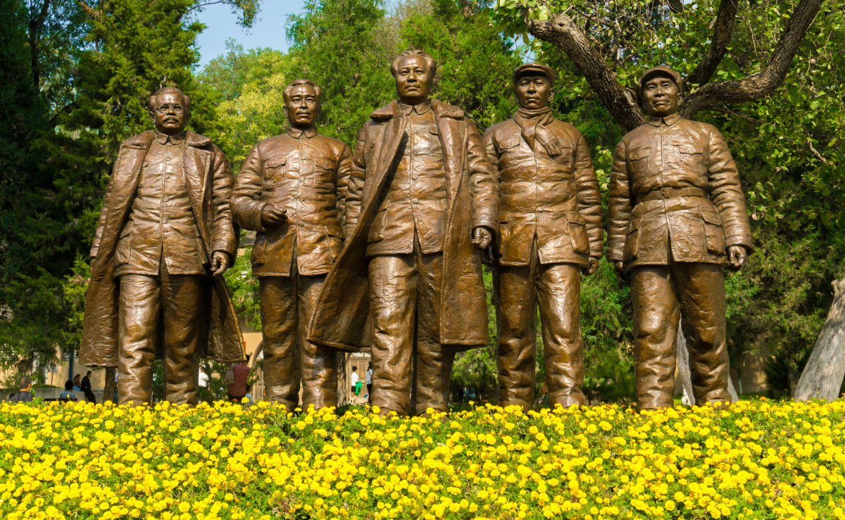 延安红色之旅革命纪念馆枣园宝塔山