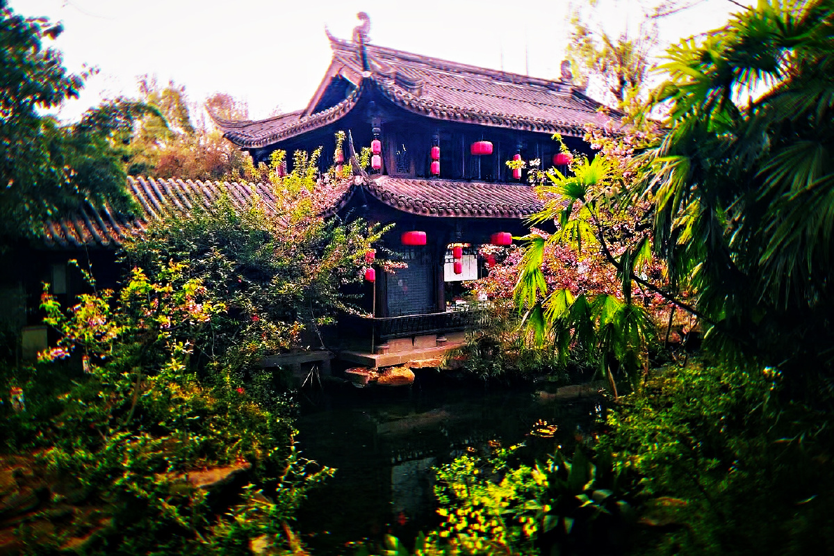 主题四川成都古香古色的老建筑摄影赵谢荣