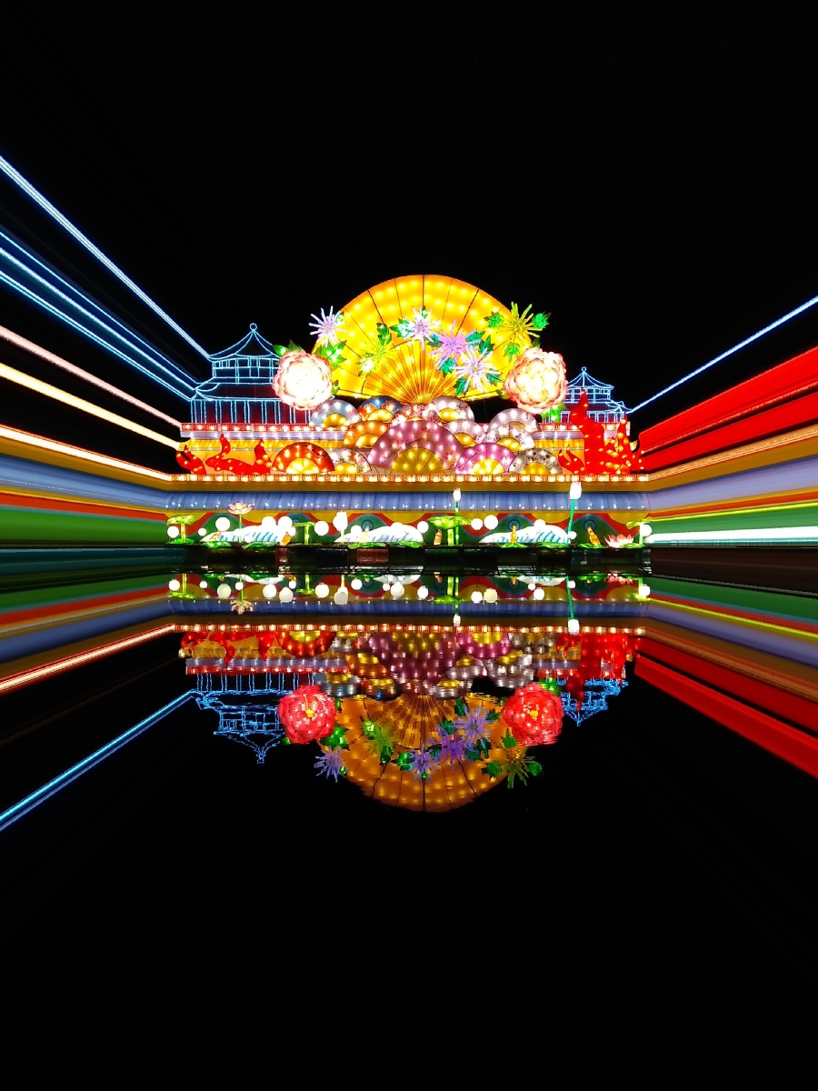 主题昆明世博园灯展作品截屏赵谢荣