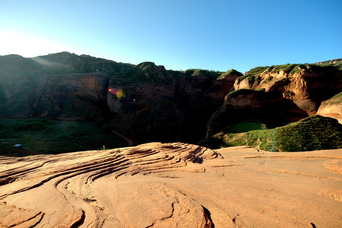 陕北好风光之靖边波浪谷黄土高原上的地质奇观祖国好风光