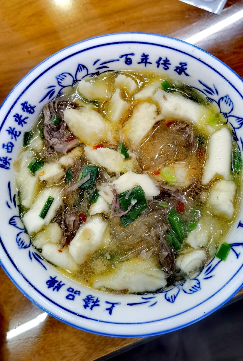 西安羊肉泡馍老米家味道不错