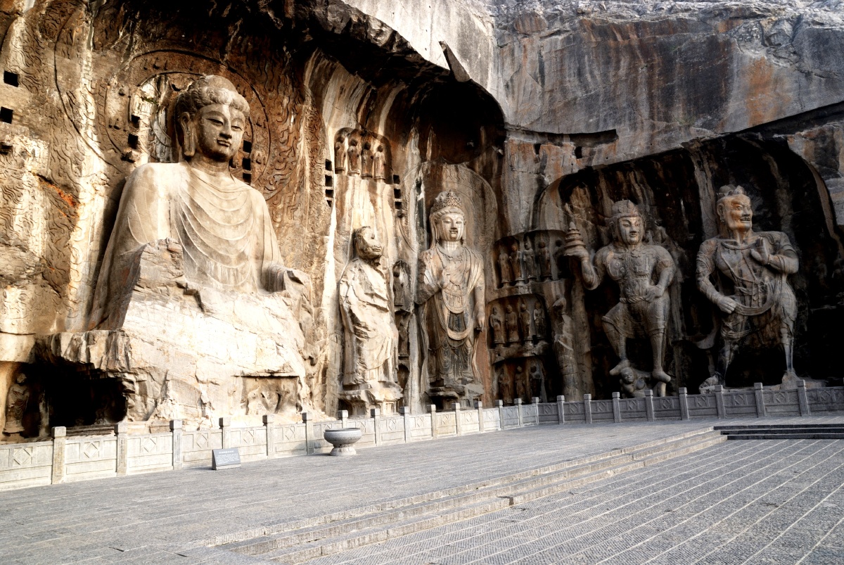 洛阳龙门石窟,卢舍那大佛特写,力士特写,欢迎来旅游.