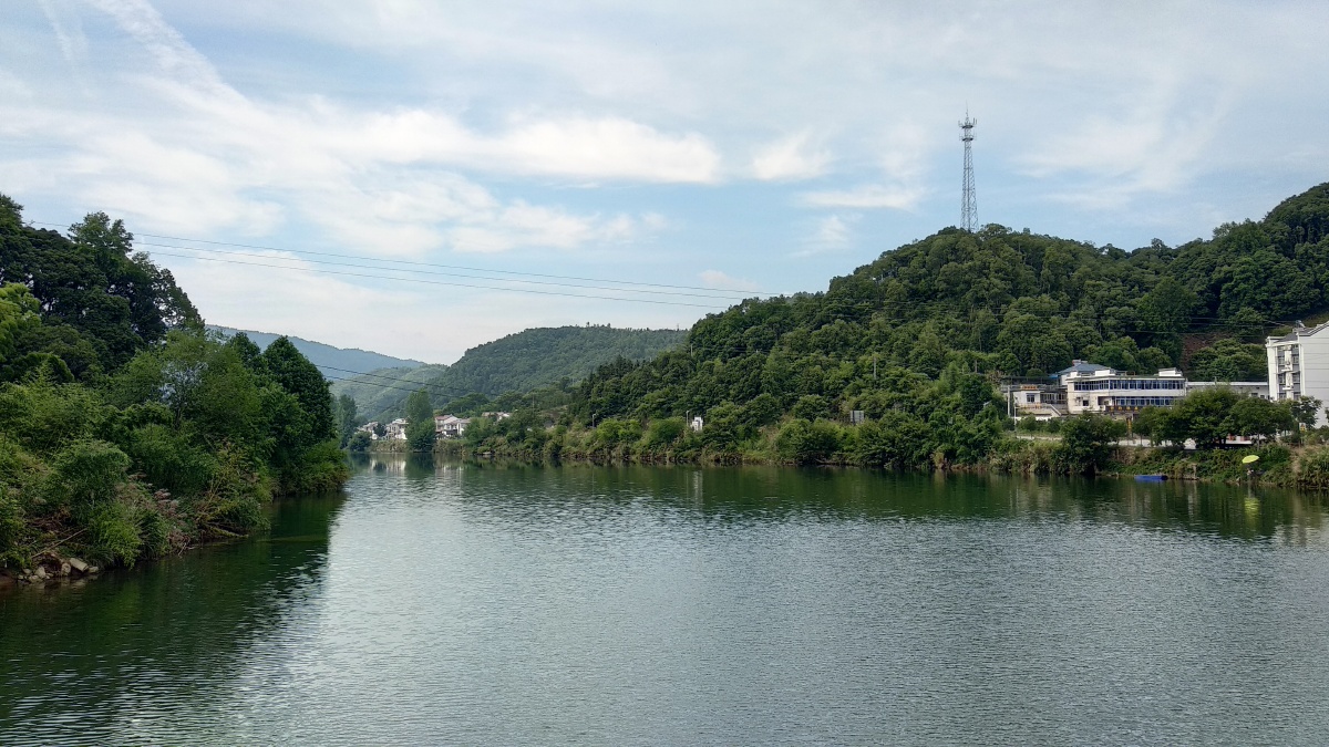 安徽池州石台县秋浦渔村秋浦歌秋浦河