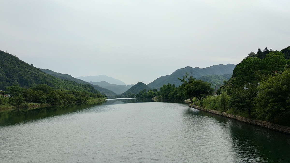 安徽池州石台县秋浦渔村秋浦歌秋浦河