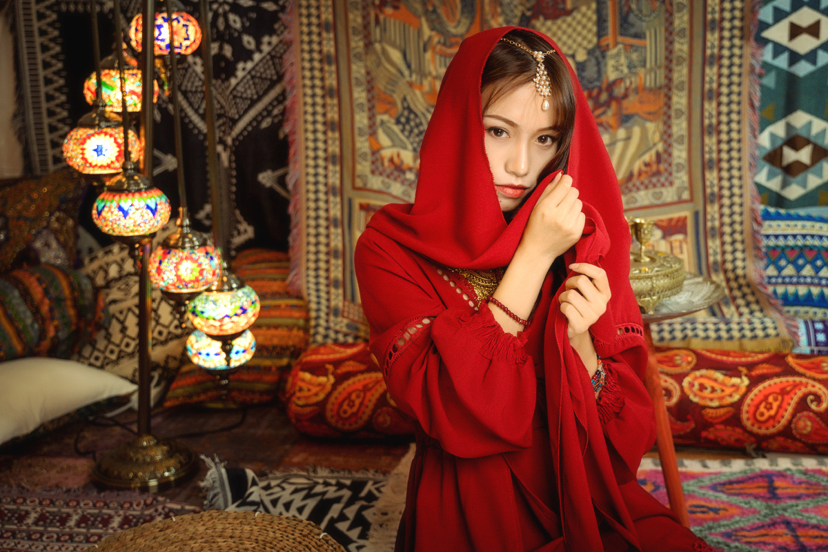 阿拉伯风少女写真