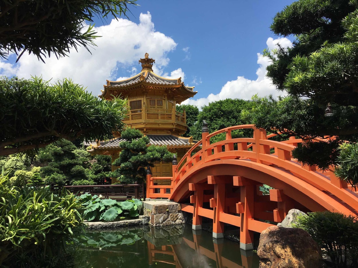 盛夏的南莲园池