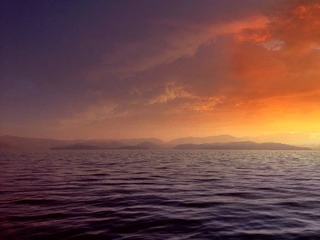 洱海景。