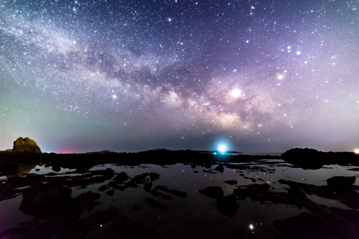 田横岛的璀璨星空