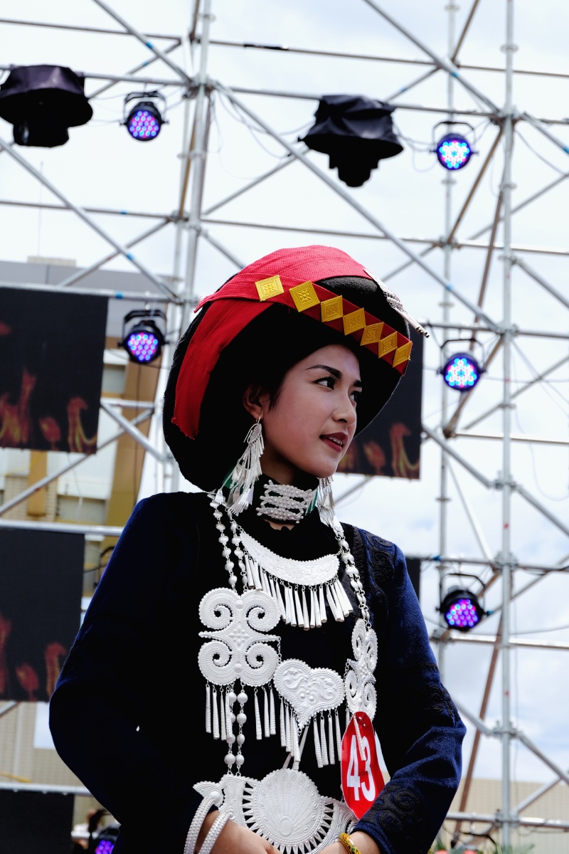 2018年8月3日4日在四川乐山市马边彝族自治县举办第三届小凉山火把节