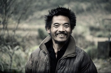 淳朴的村民