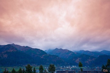 青木川——彩霞