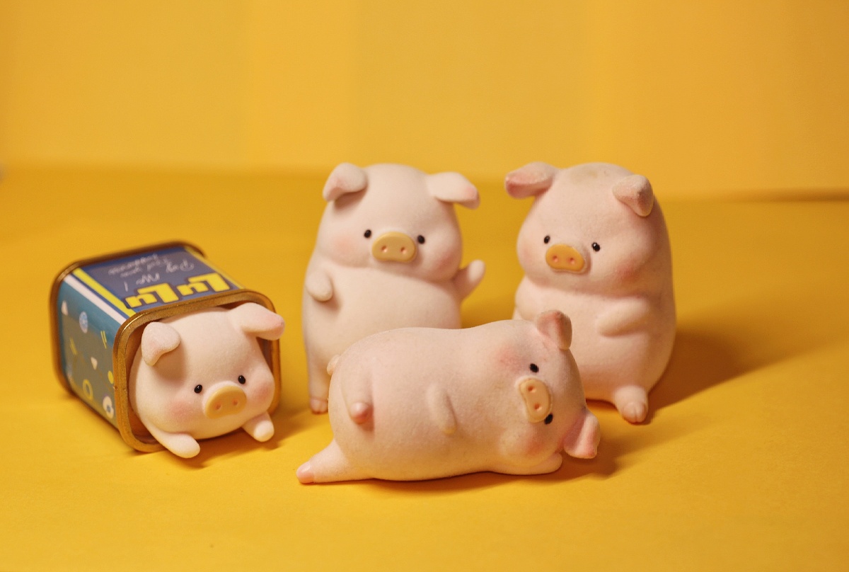 拆盲盒lulu猪经典系列2我也是抽到隐藏款的人啦