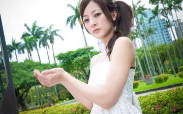 清纯美女摄影桌面壁纸7