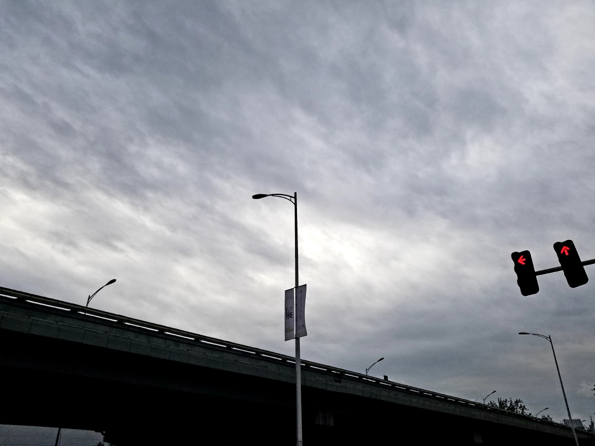 三张北京阴天景!能看出来哪张是原图么?