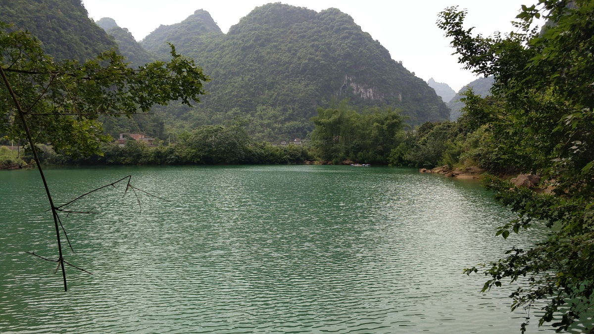 广西都安县桃花水母天窗