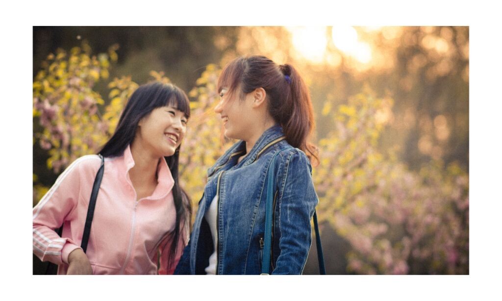 公园偶遇的妹子