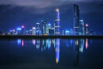 空中倒影