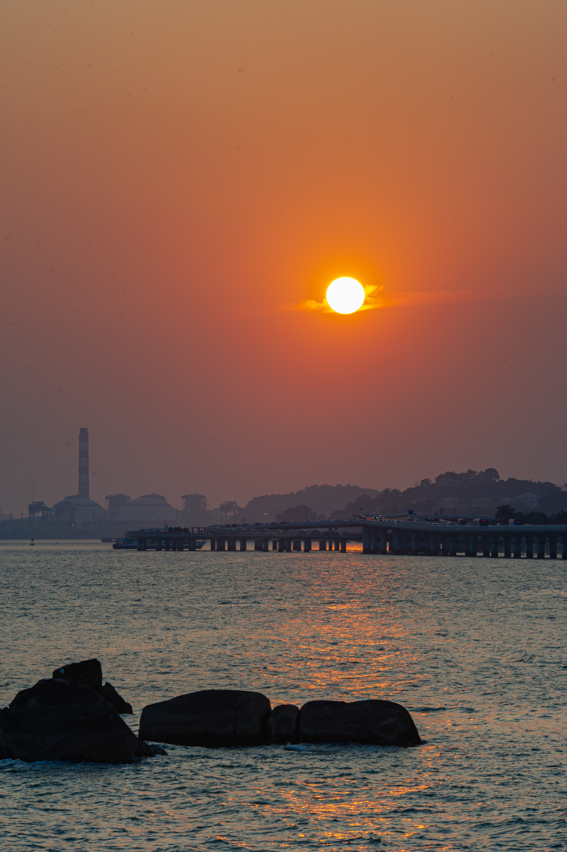 夕阳唱晚一鼓浪屿