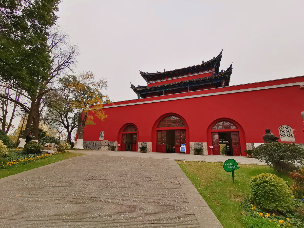 南京鼓楼公园初冬之景