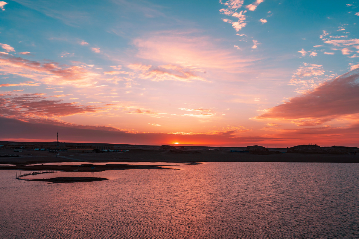 水上雅丹日出0804