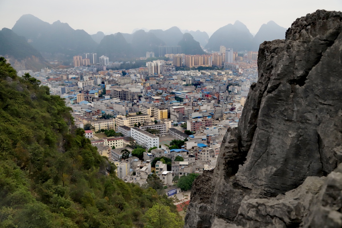 崛起中的大新县城