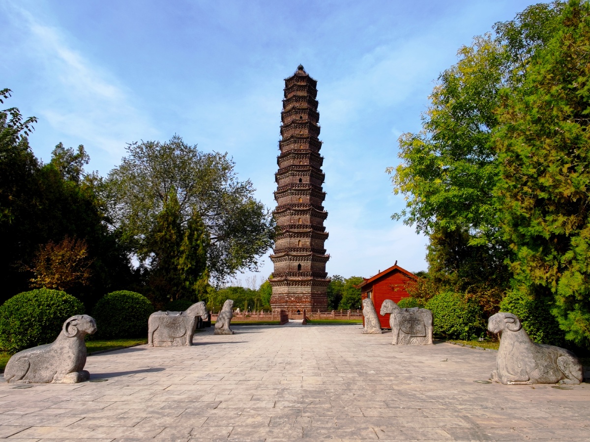 开封铁塔 - 骑单车的野驴 - 图虫