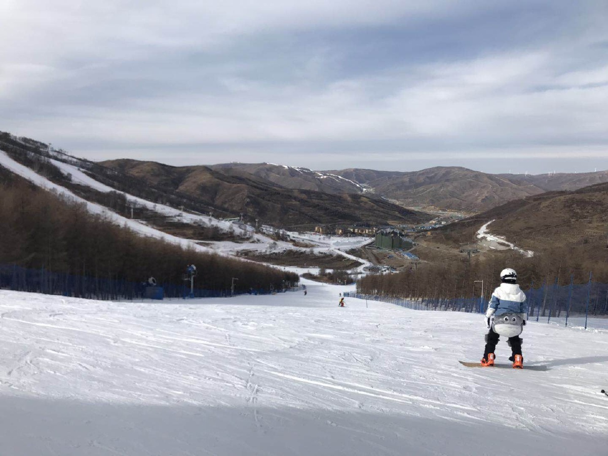 准备挑战太舞滑雪场