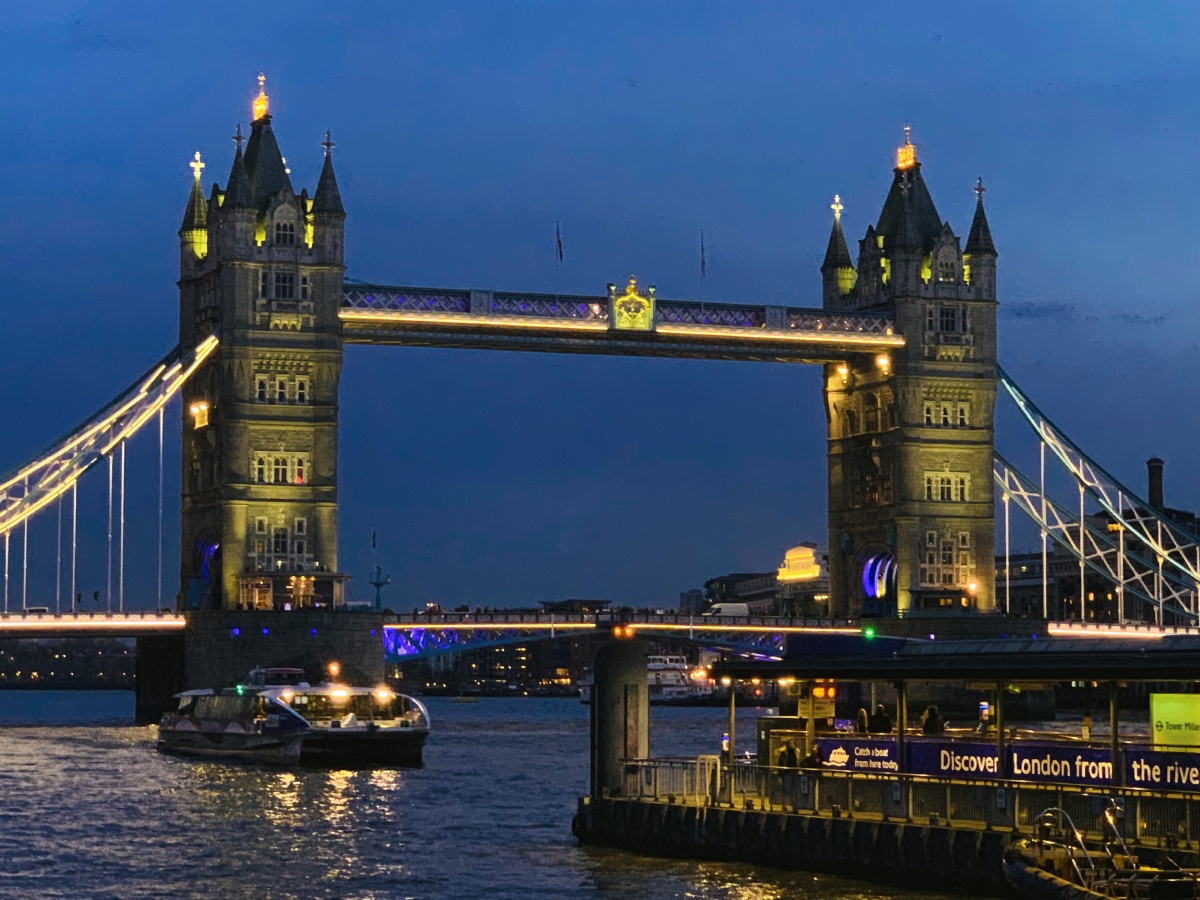 英国 伦敦 塔桥夜色