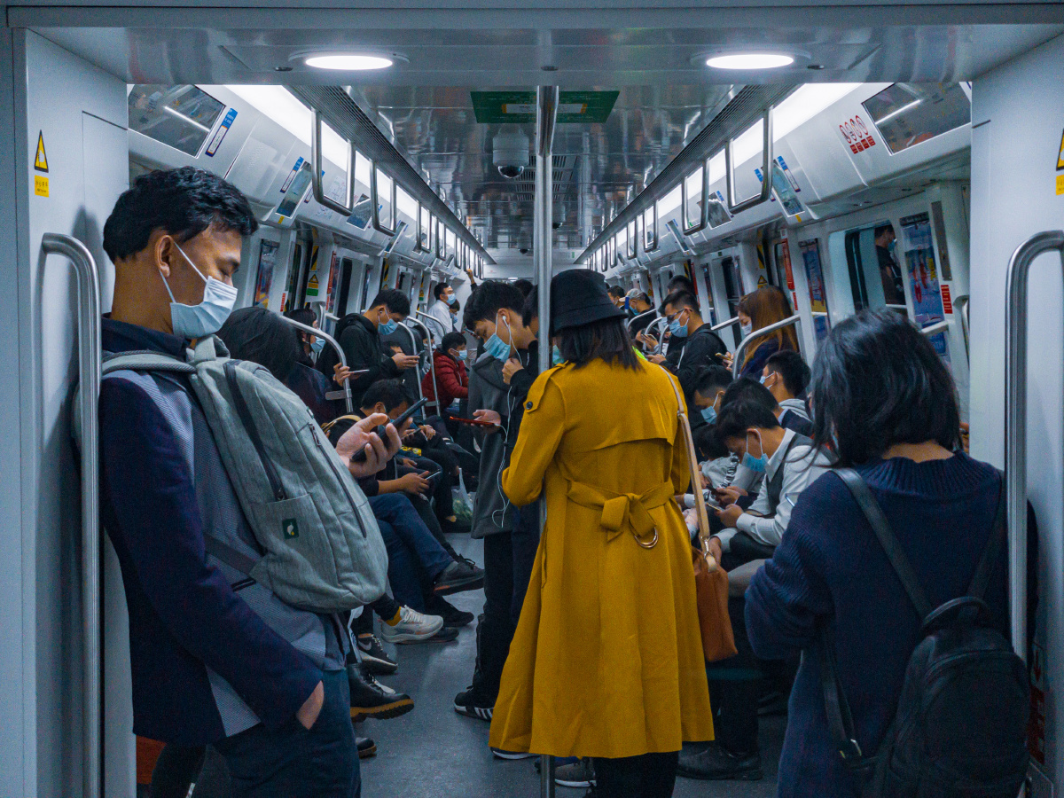 地铁百态#下班通勤 - hanks684