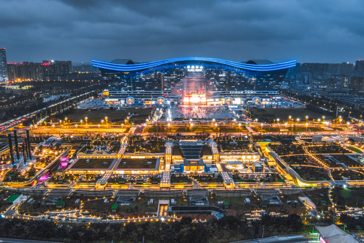 公园商业模式的成都skp即将营业