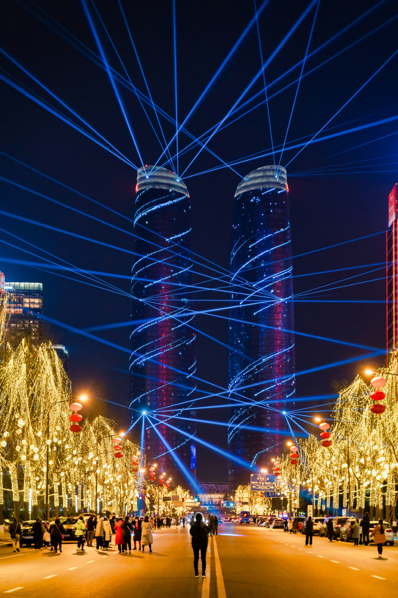 金融城2020灯光秀