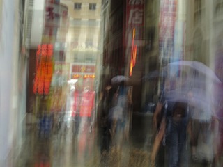 雨中街道，.JPG