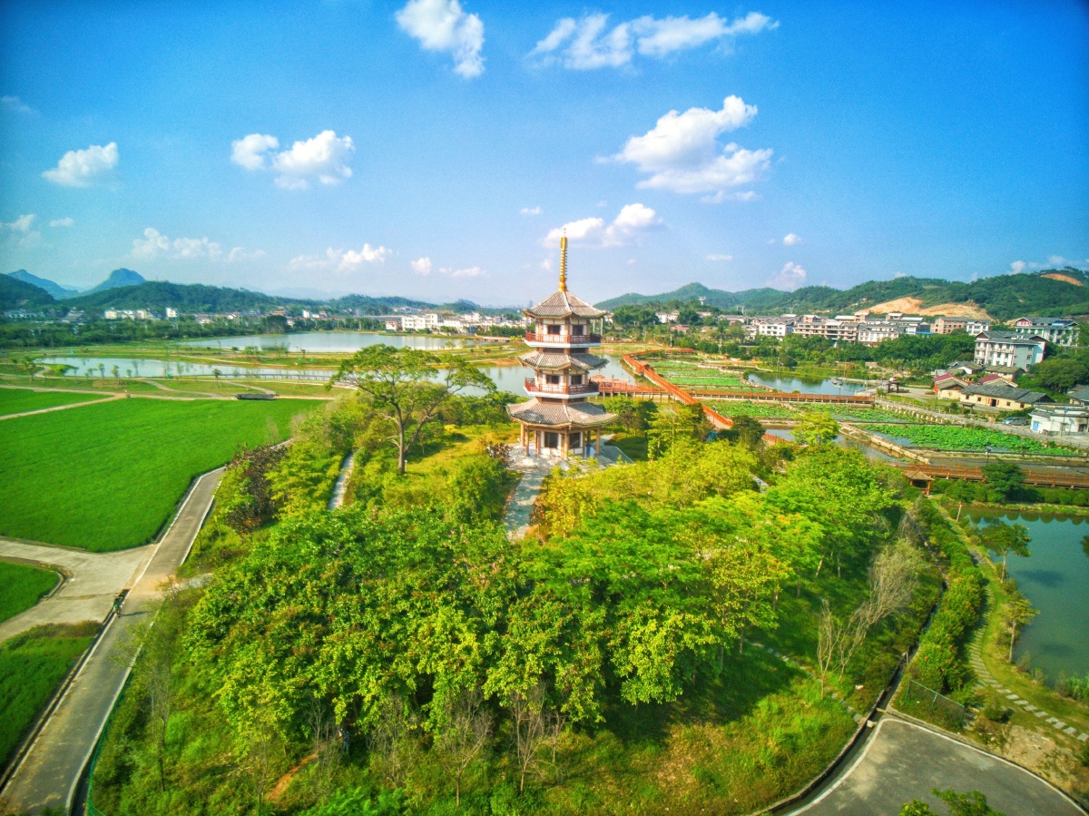 "五彩田园"位于玉林市玉东新区茂林镇,目前,"五彩田园"已建成开放的有