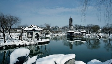 4瘦西湖雪景吴国华摄14_看图王