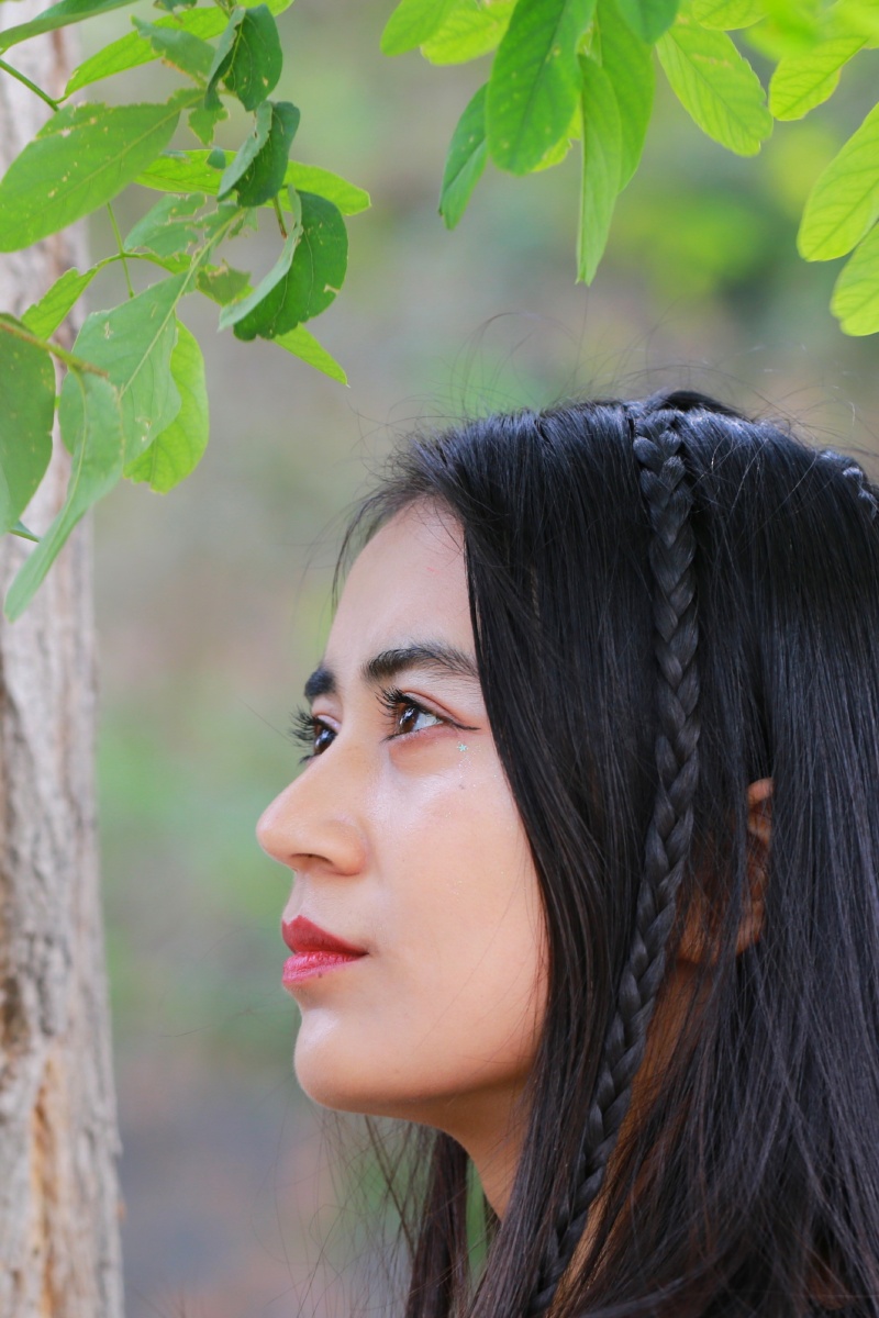 维吾尔族美女 - 倾听塔克拉玛干 - 图虫