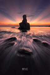 海日生残月