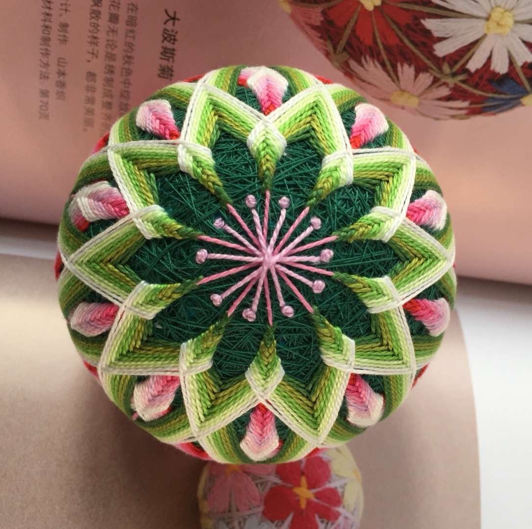 手鞠球和刺绣