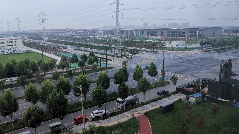 雨后的新港