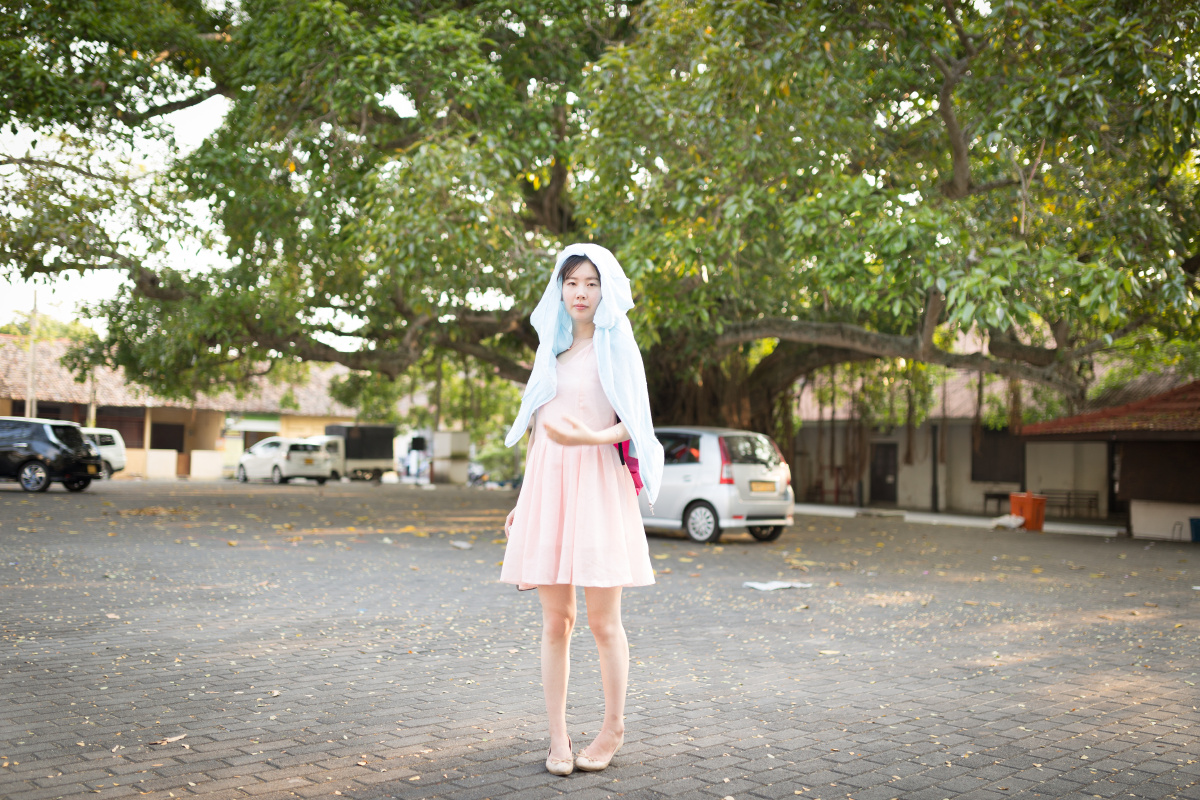 行摄斯里兰卡清新小美女