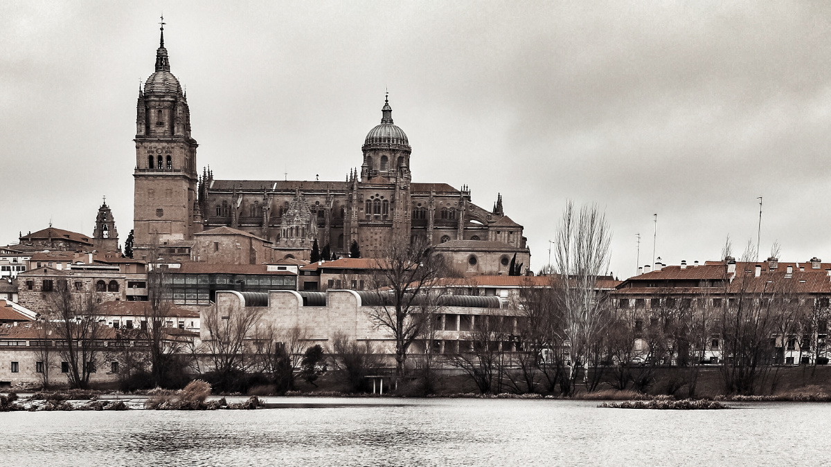 托尔梅斯河畔的萨拉曼卡,位于西班牙西部,是萨拉曼卡省的首府,是闻名